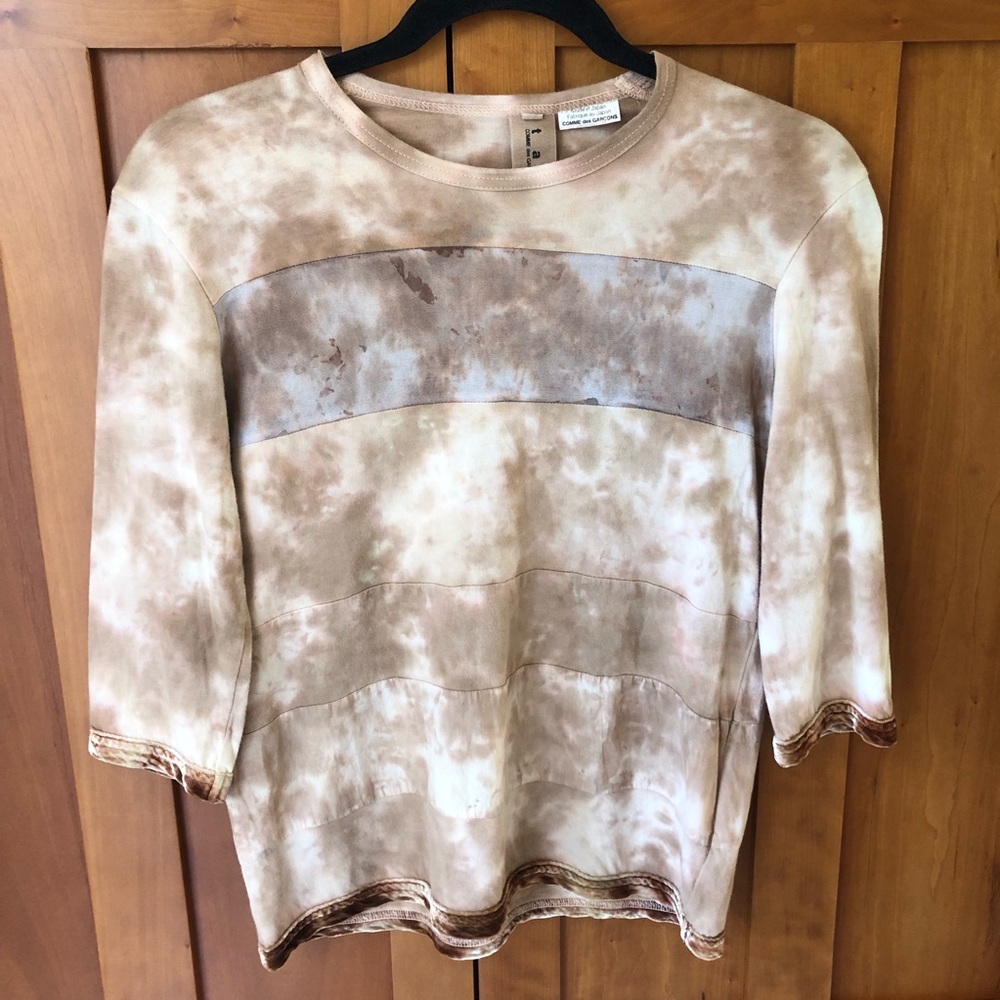 Tao Comme des Garçons bleach-dyed top